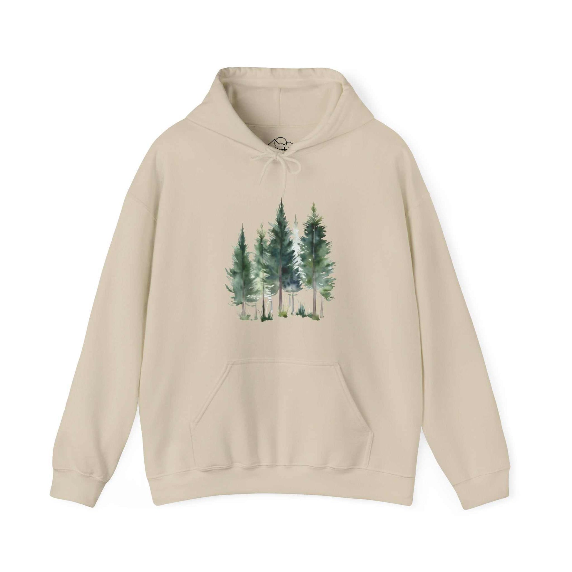 Pine Tree Hooded Sweatshirt