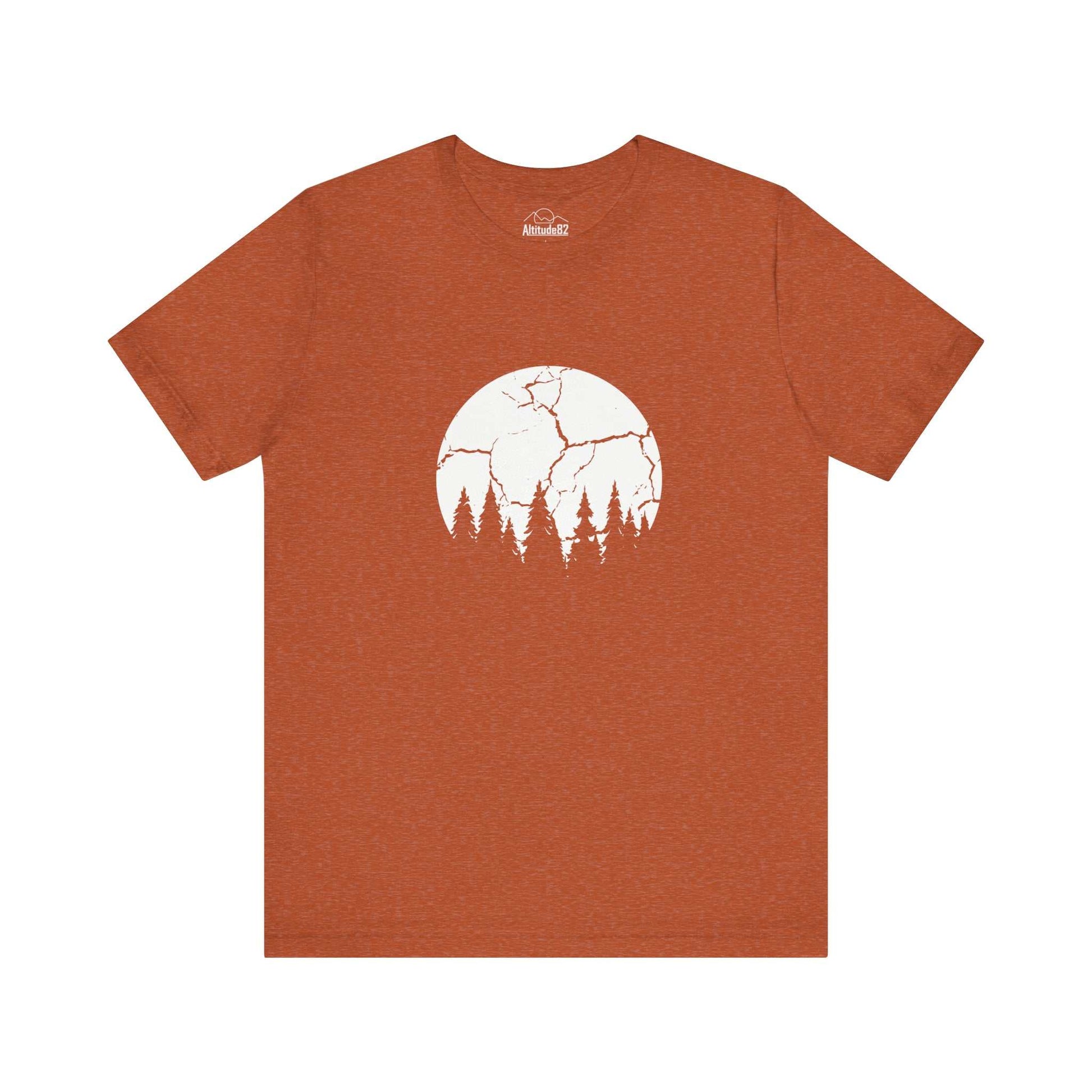 Mountain Nature Moon and Pine Tee