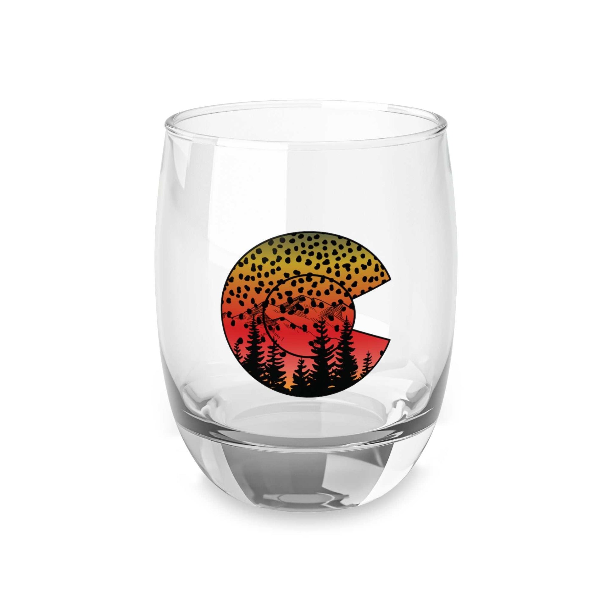 Colorado Cutthroat Trout Whiskey Glass