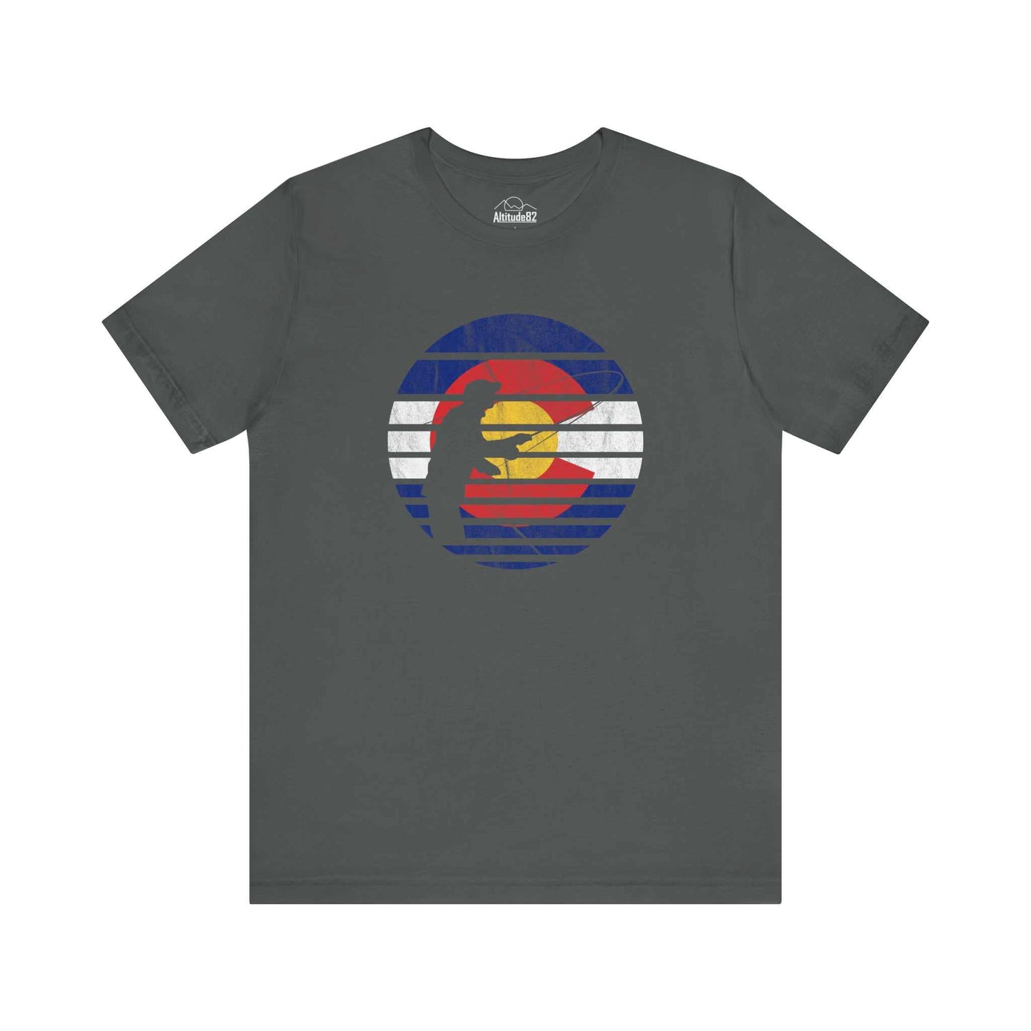 Colorado Flag Fishing Tee