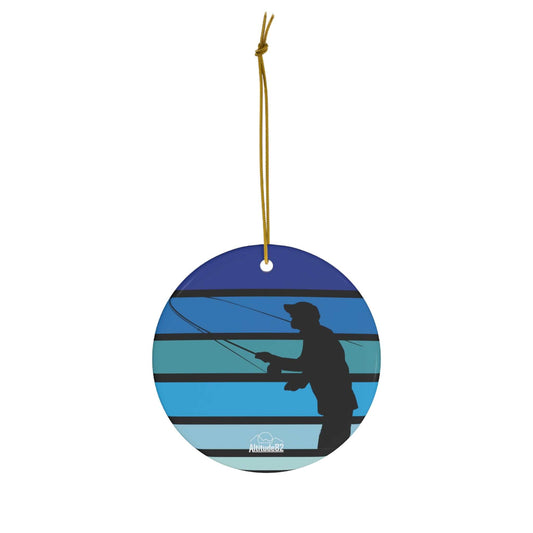 Ceramic Fly Fishing Ornament Altitude82