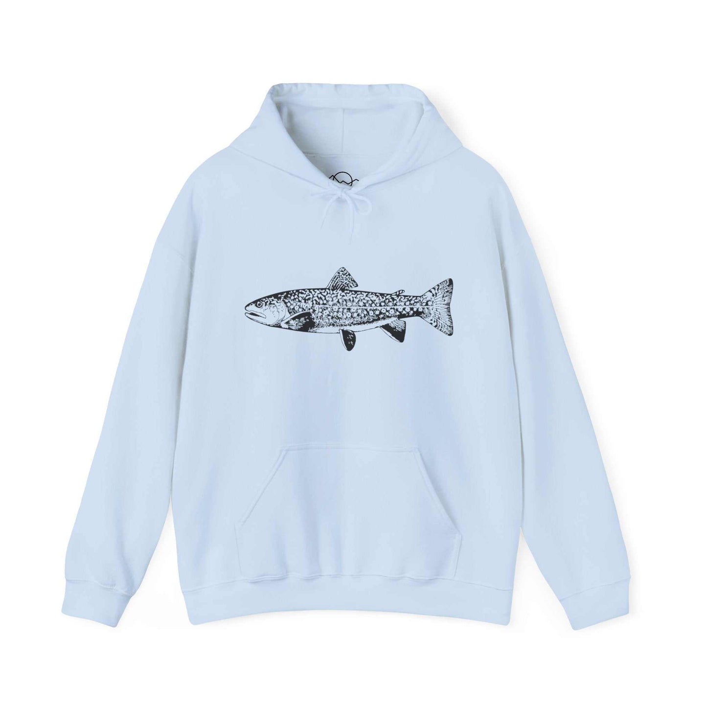 Retro Brook Trout Fishing Hoodie