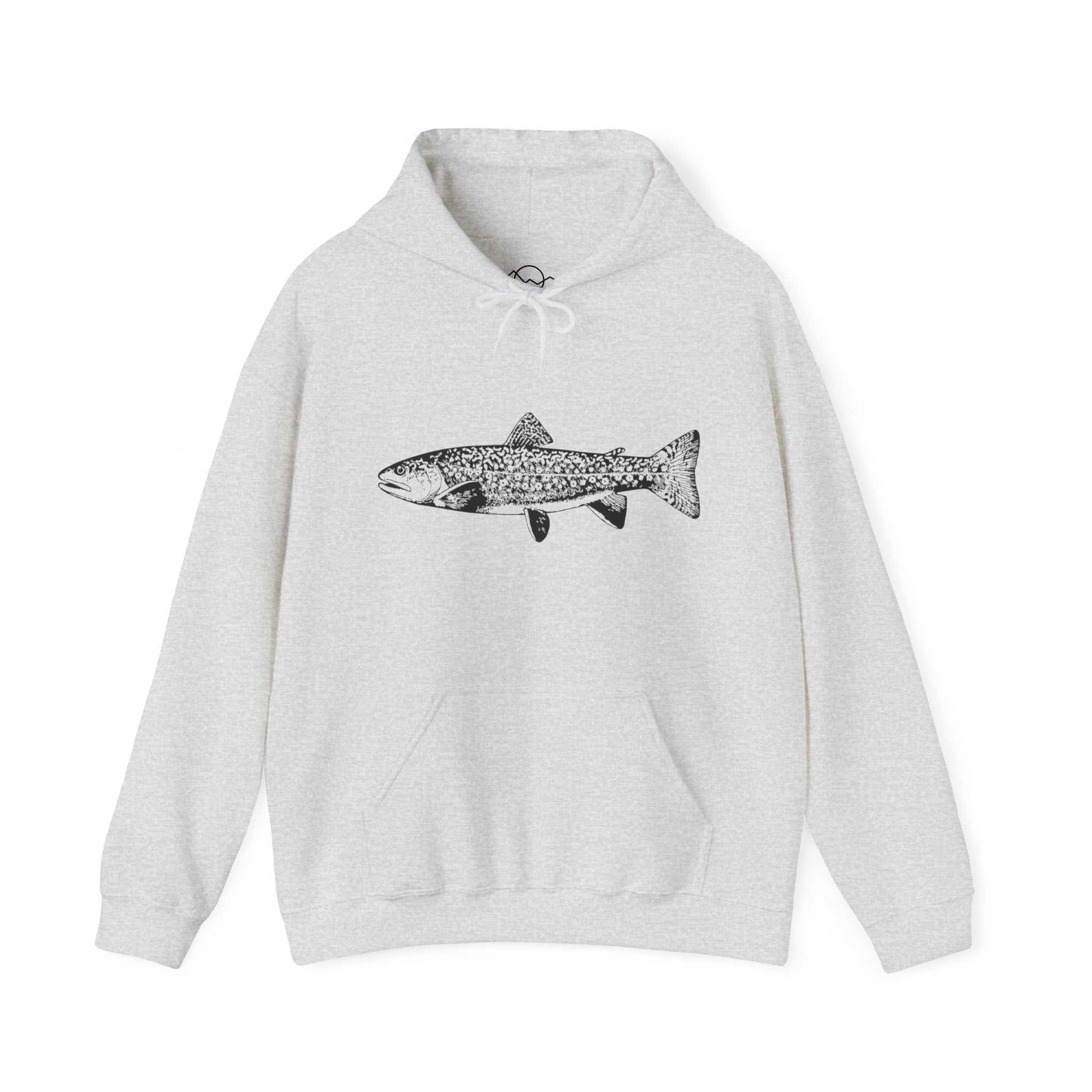 Retro Brook Trout Fishing Hoodie