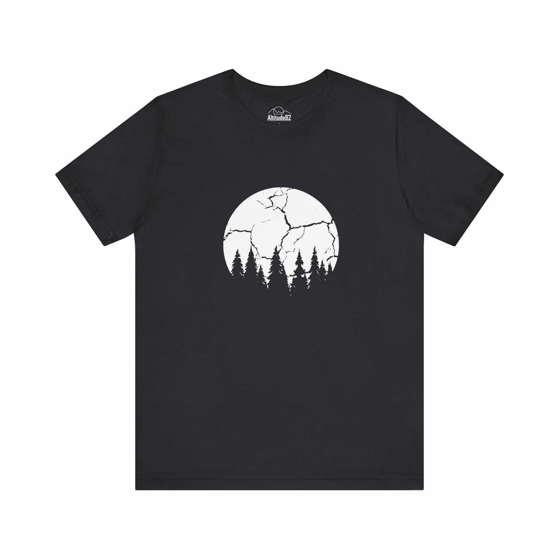 Mountain Nature Moon and Pine Tee