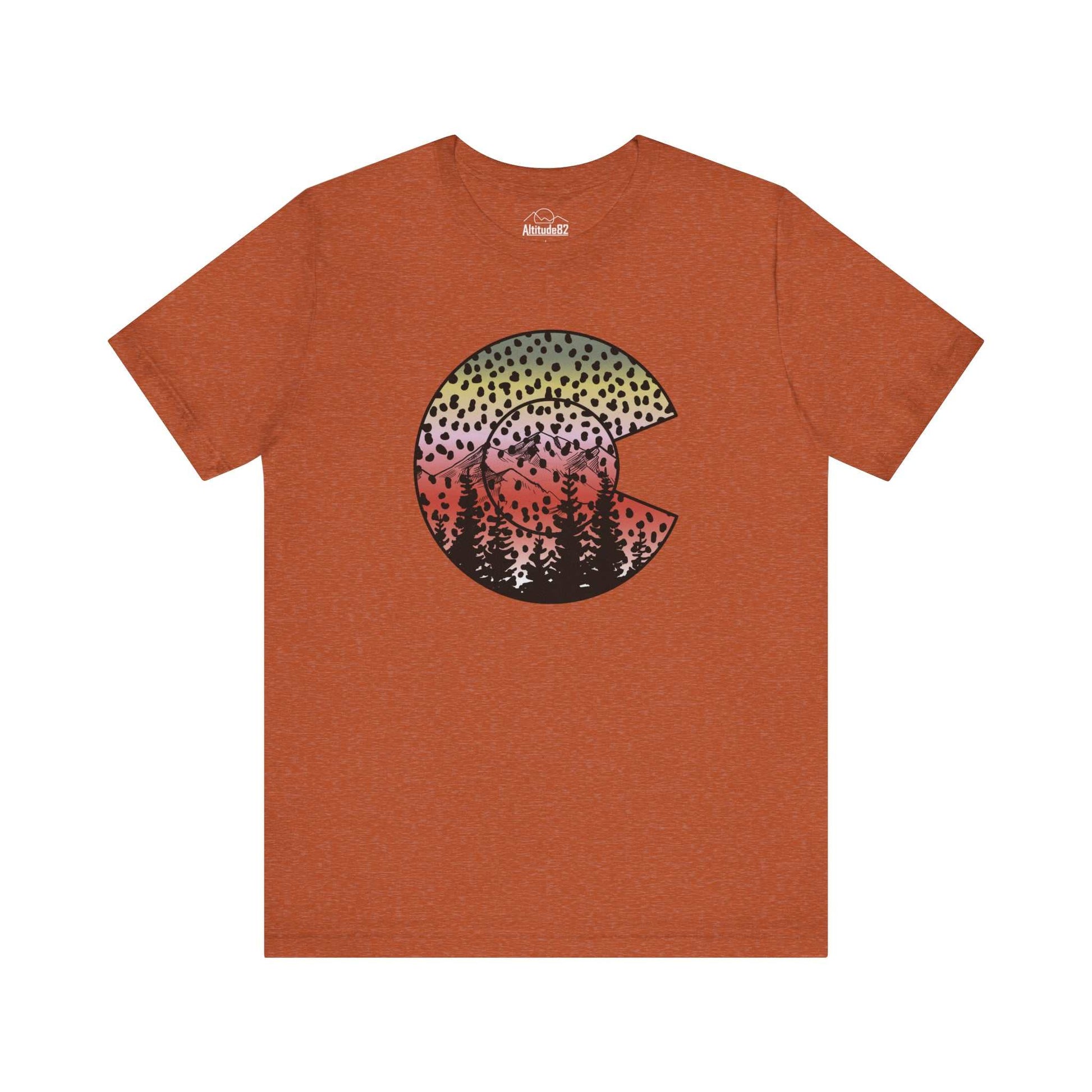 Colorado Rainbow Trout Fishing Tee