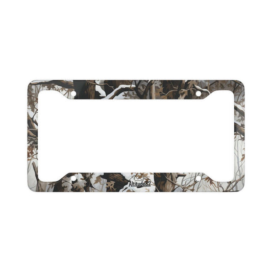 Hunting Camo License Plate Frame Altitude82