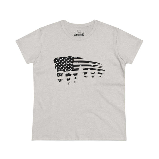 American Flag and Pine Tee 