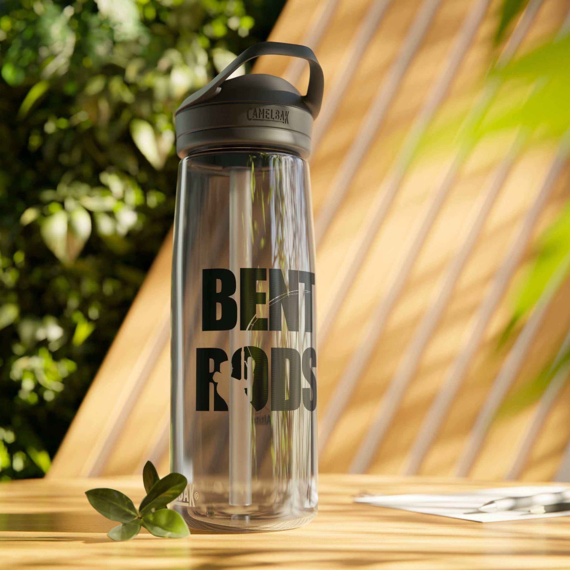 Bent Rods Fishing Water Bottle