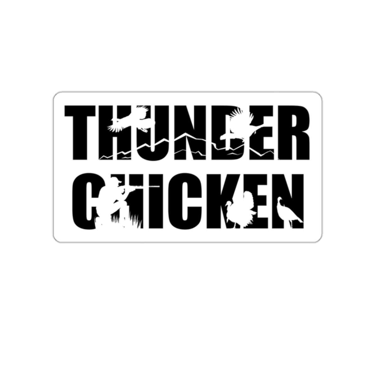 Thunder Chicken Die-Cut Sticker Altitude82