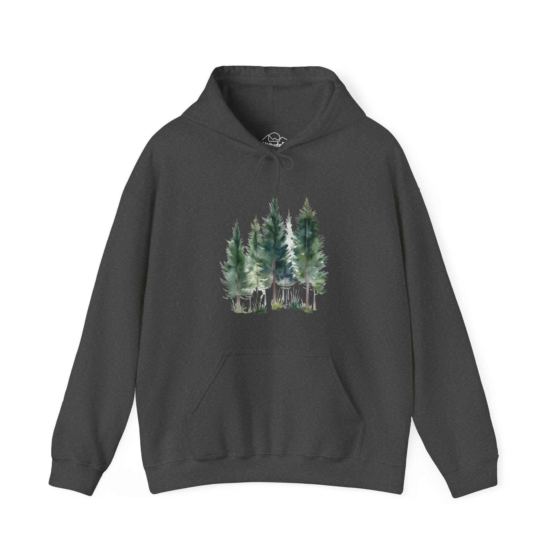 Pine Tree Hooded Sweatshirt