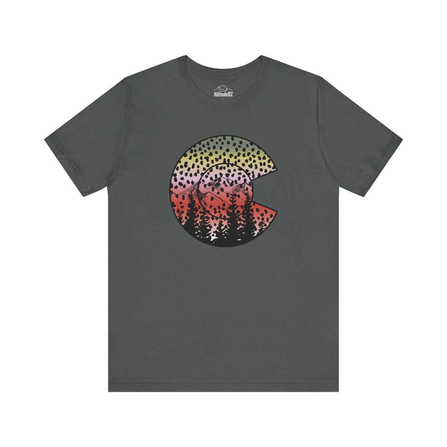 Colorado Rainbow Trout Fishing Tee