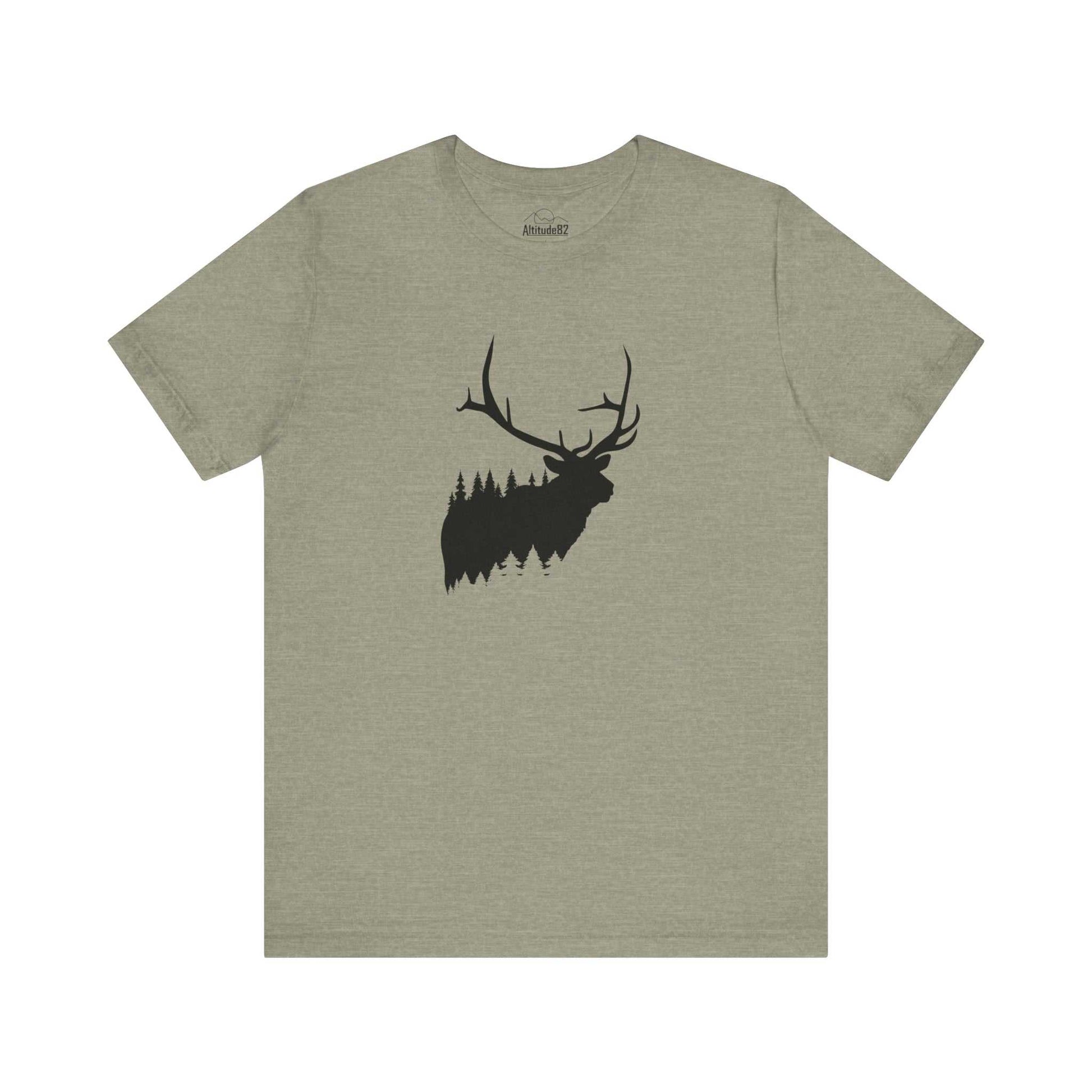 Men's Elk and Pine Tee