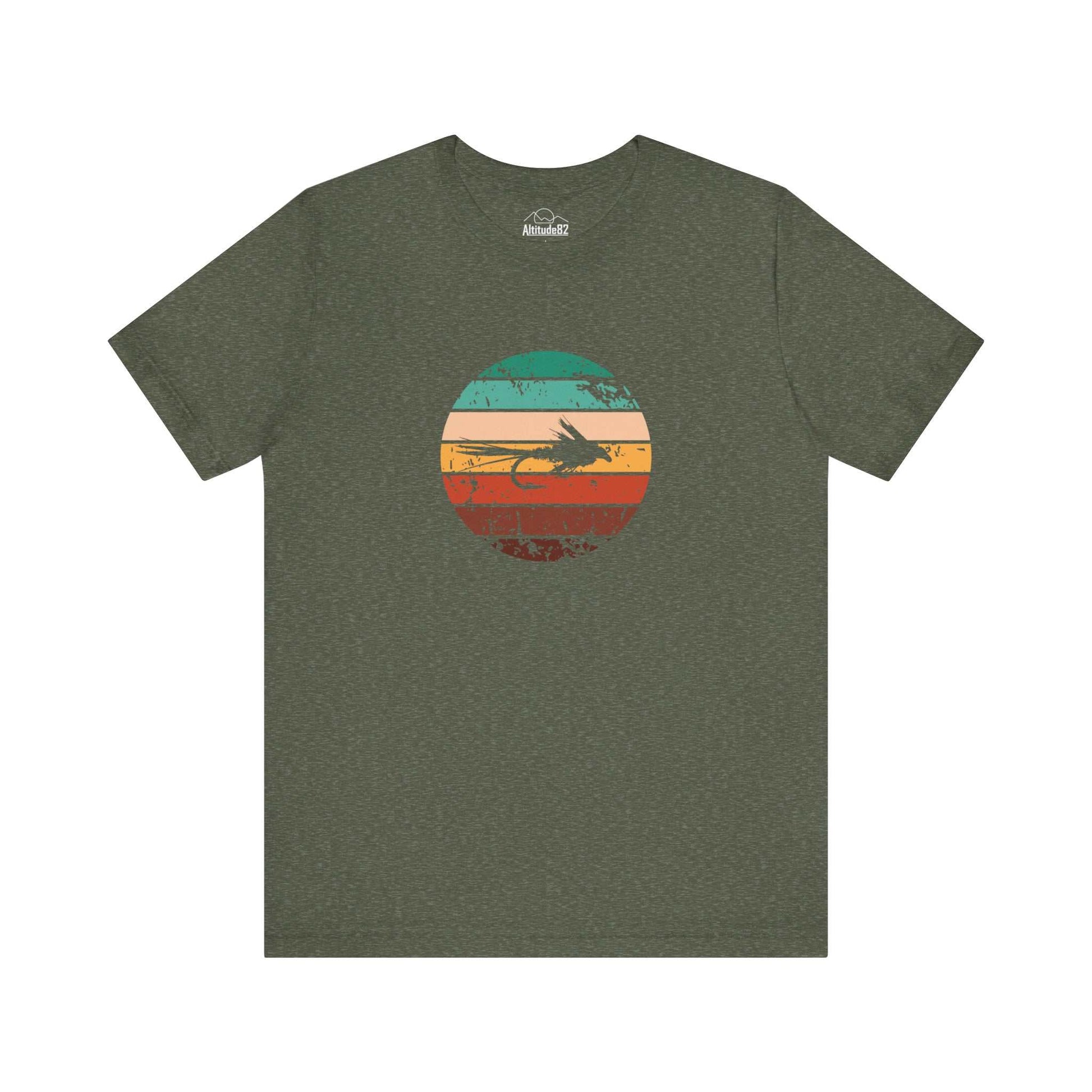 Vintage Retro Fly Fishing Tee