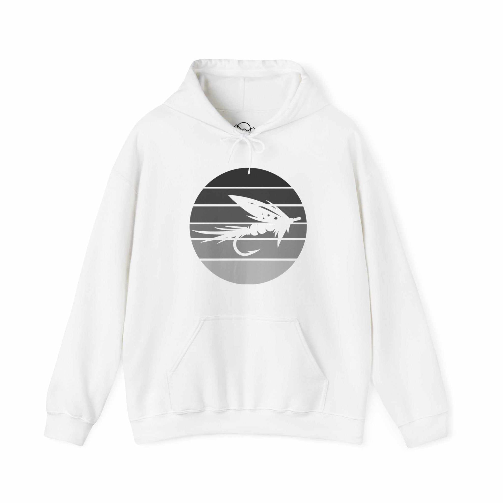 Retro Fly Fishing Hoodie