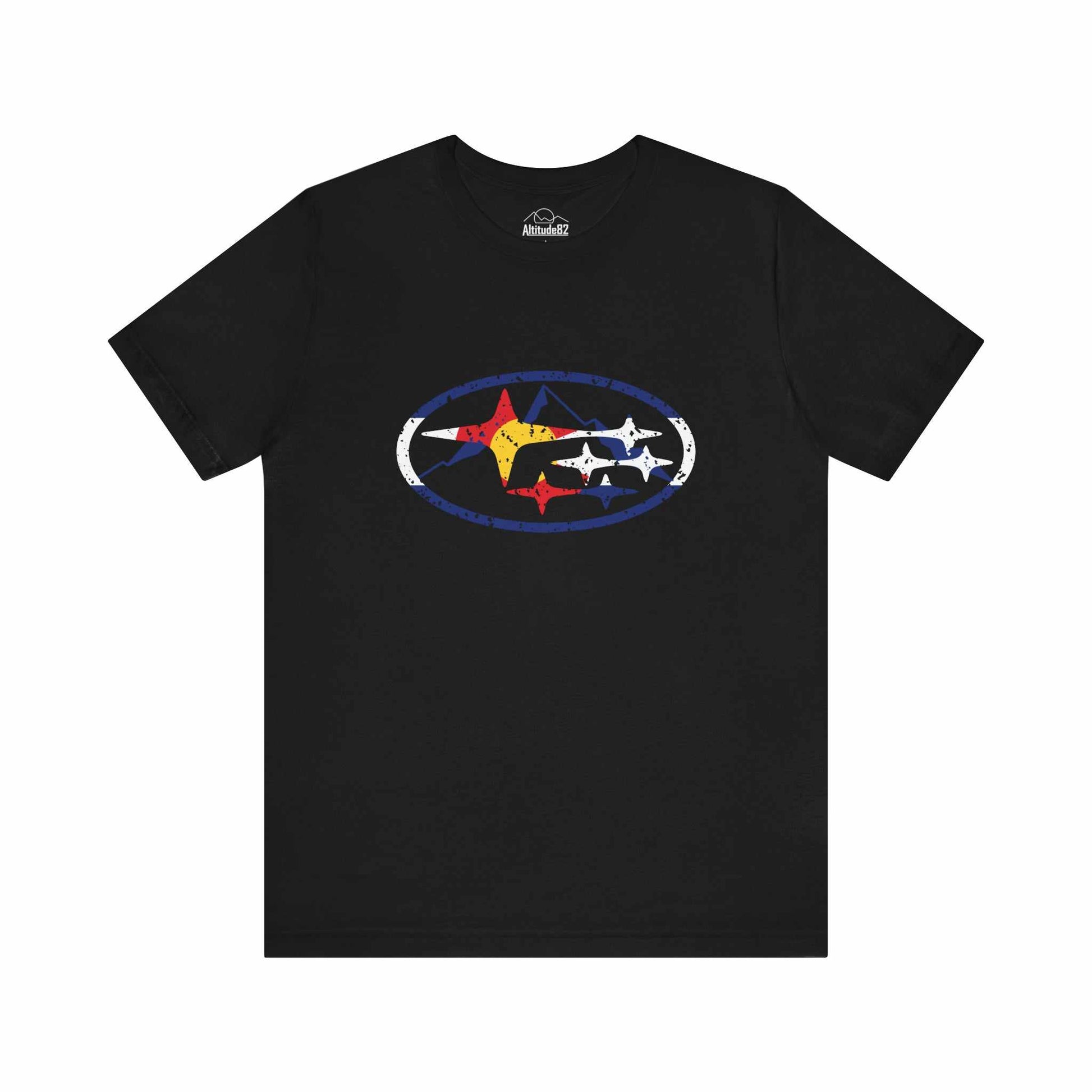 Colorado Flag Subaru Tee