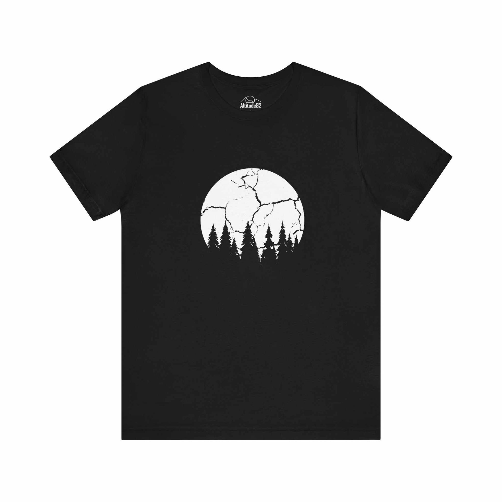 Mountain Nature Moon and Pine Tee