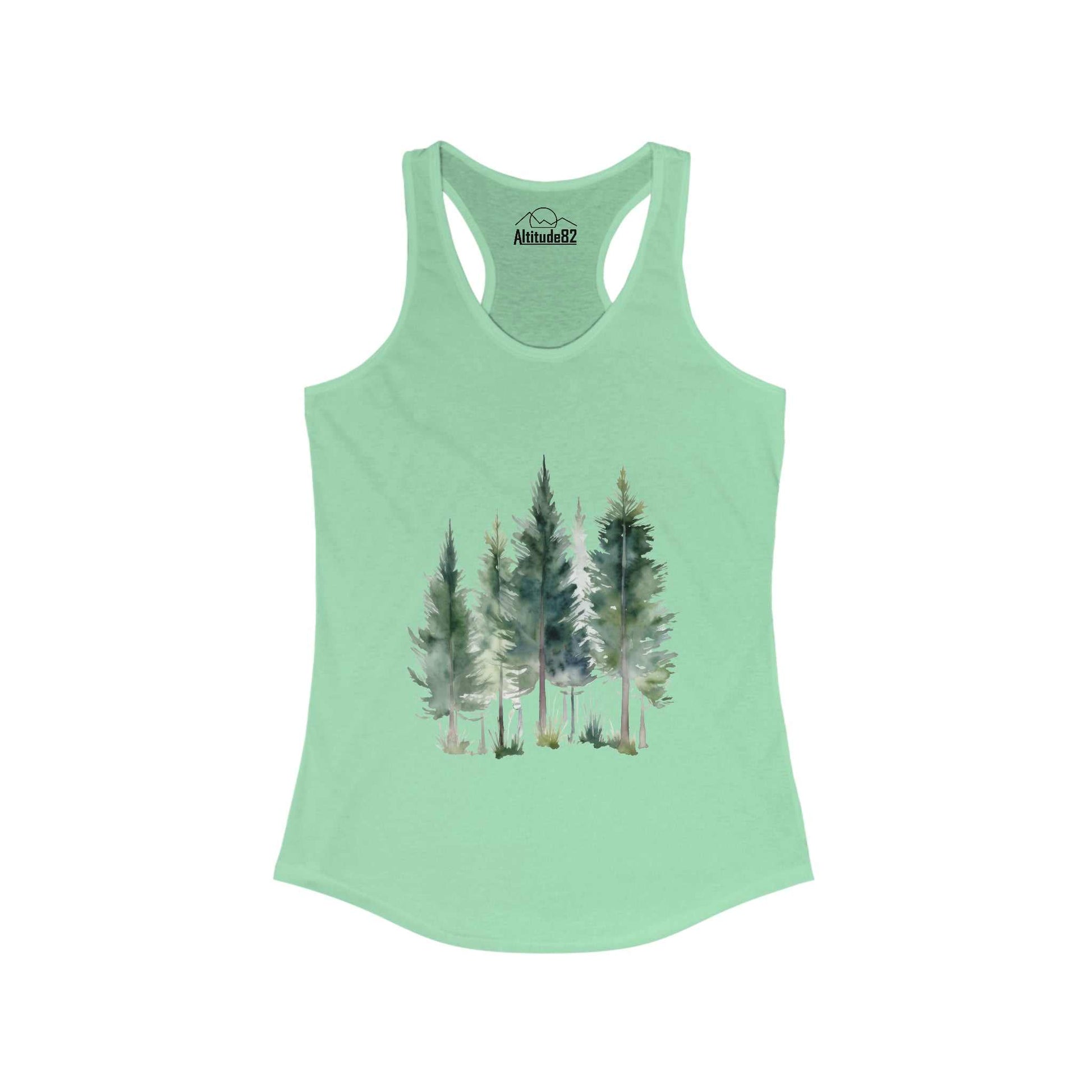 Pine Tree Racerback Tank