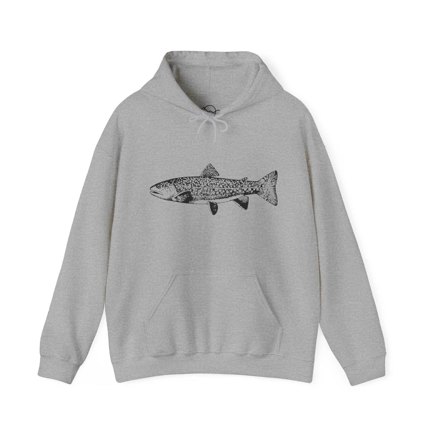 Retro Brook Trout Fishing Hoodie