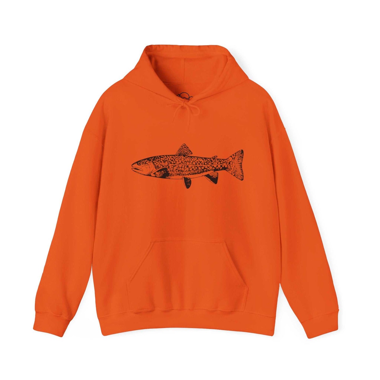 Retro Brook Trout Fishing Hoodie