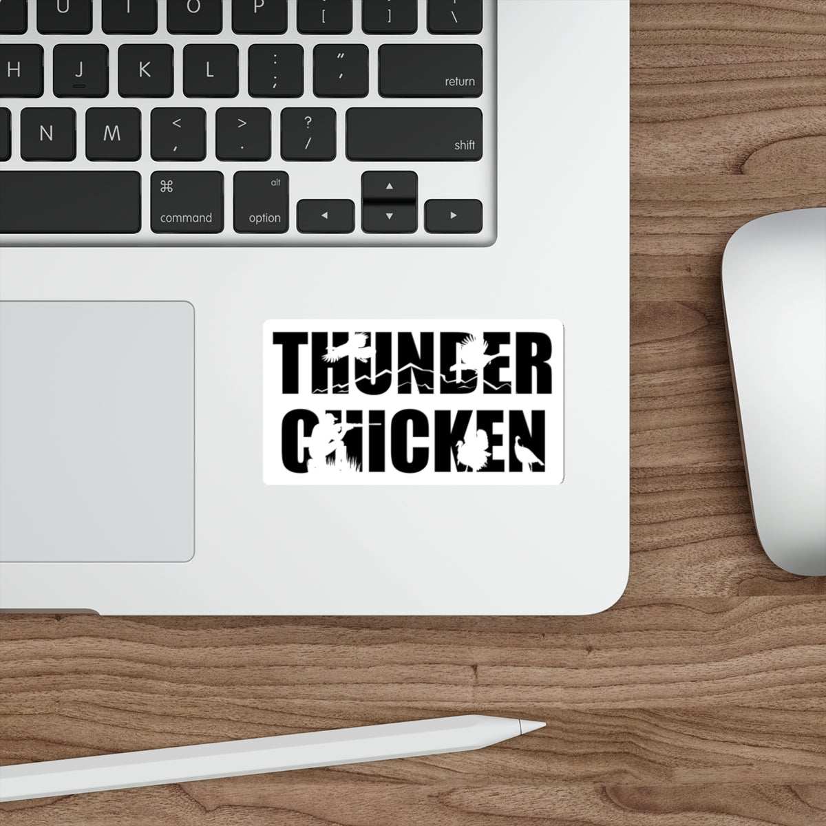 Thunder Chicken Die-Cut Sticker Altitude82