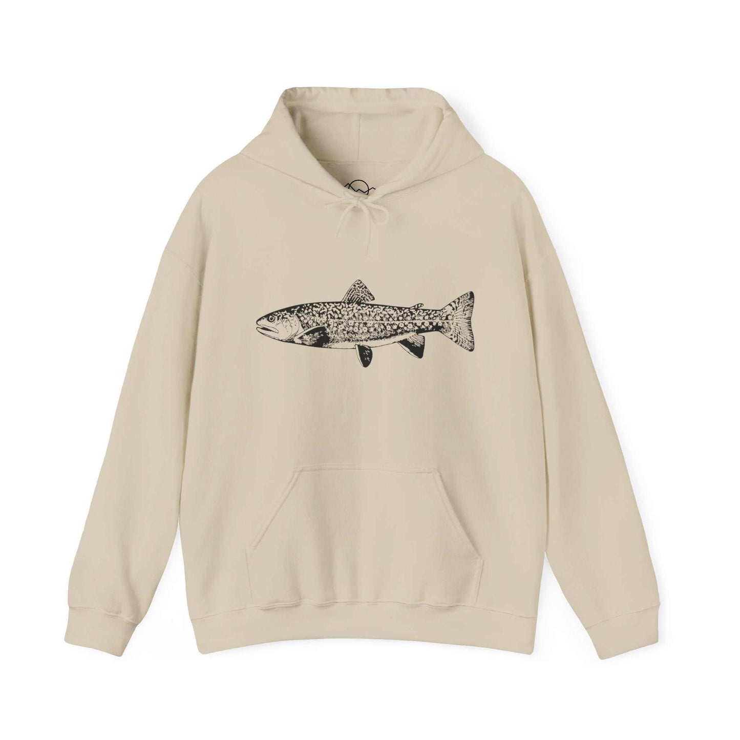 Retro Brook Trout Fishing Hoodie