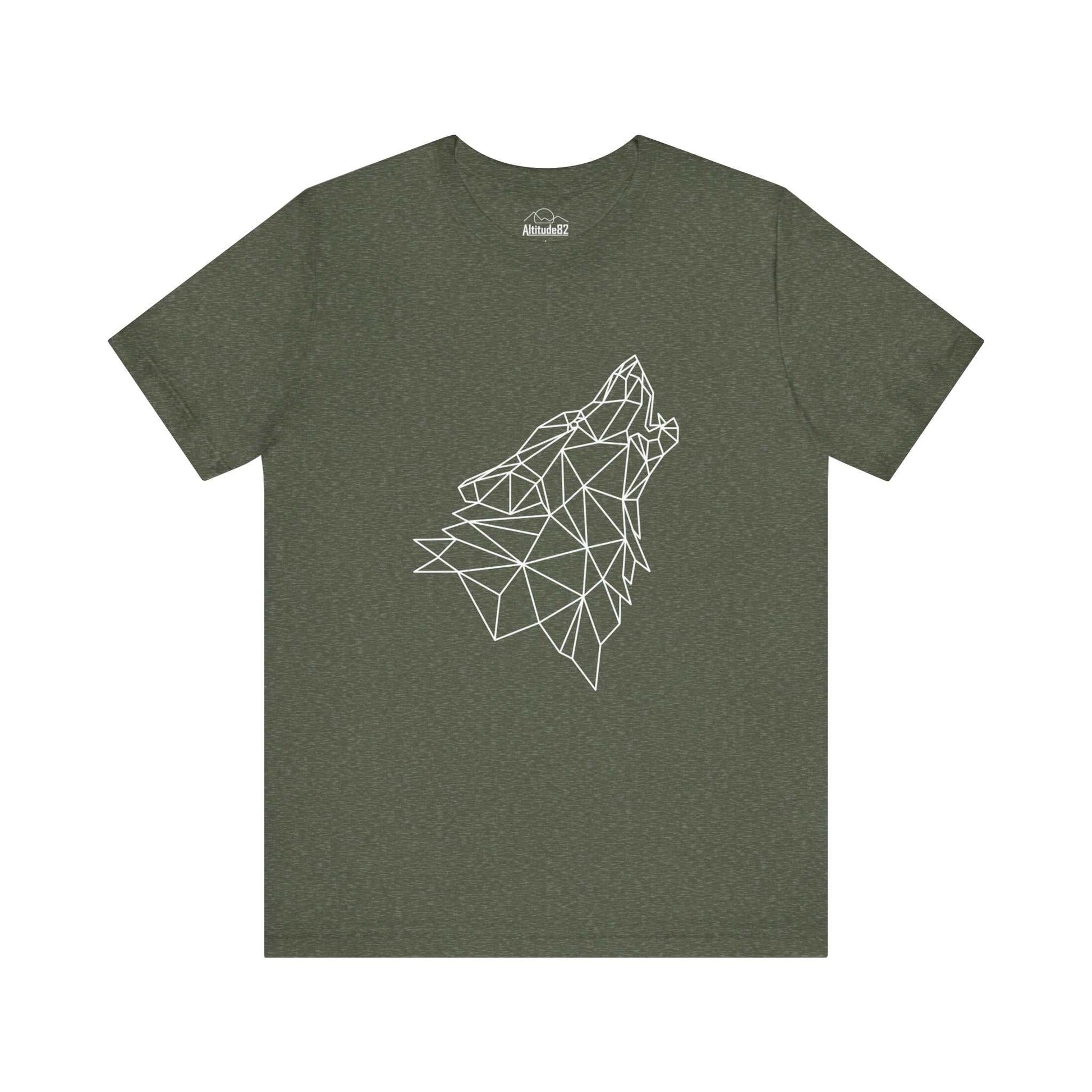 Polygon Wolf Tee