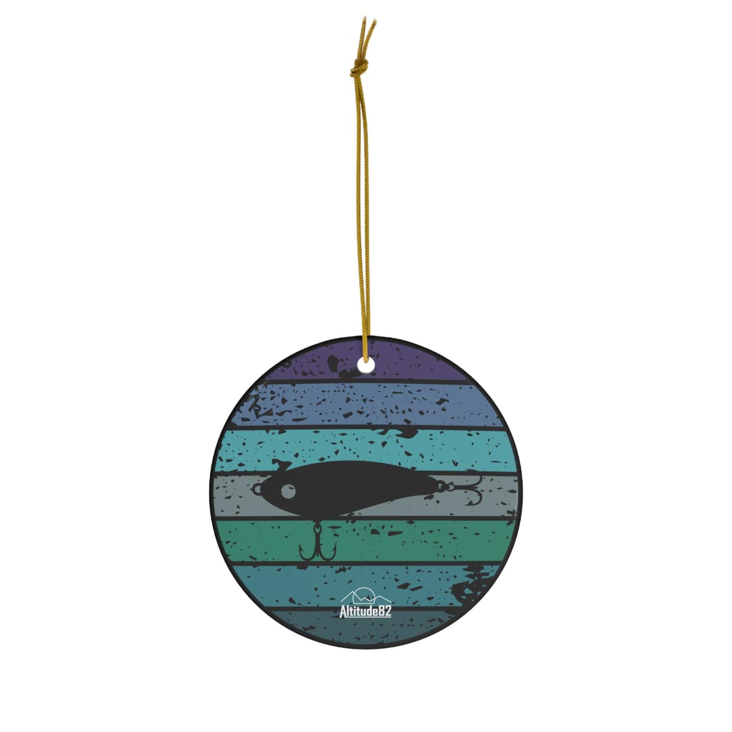 Ceramic Fishing Lure Ornament