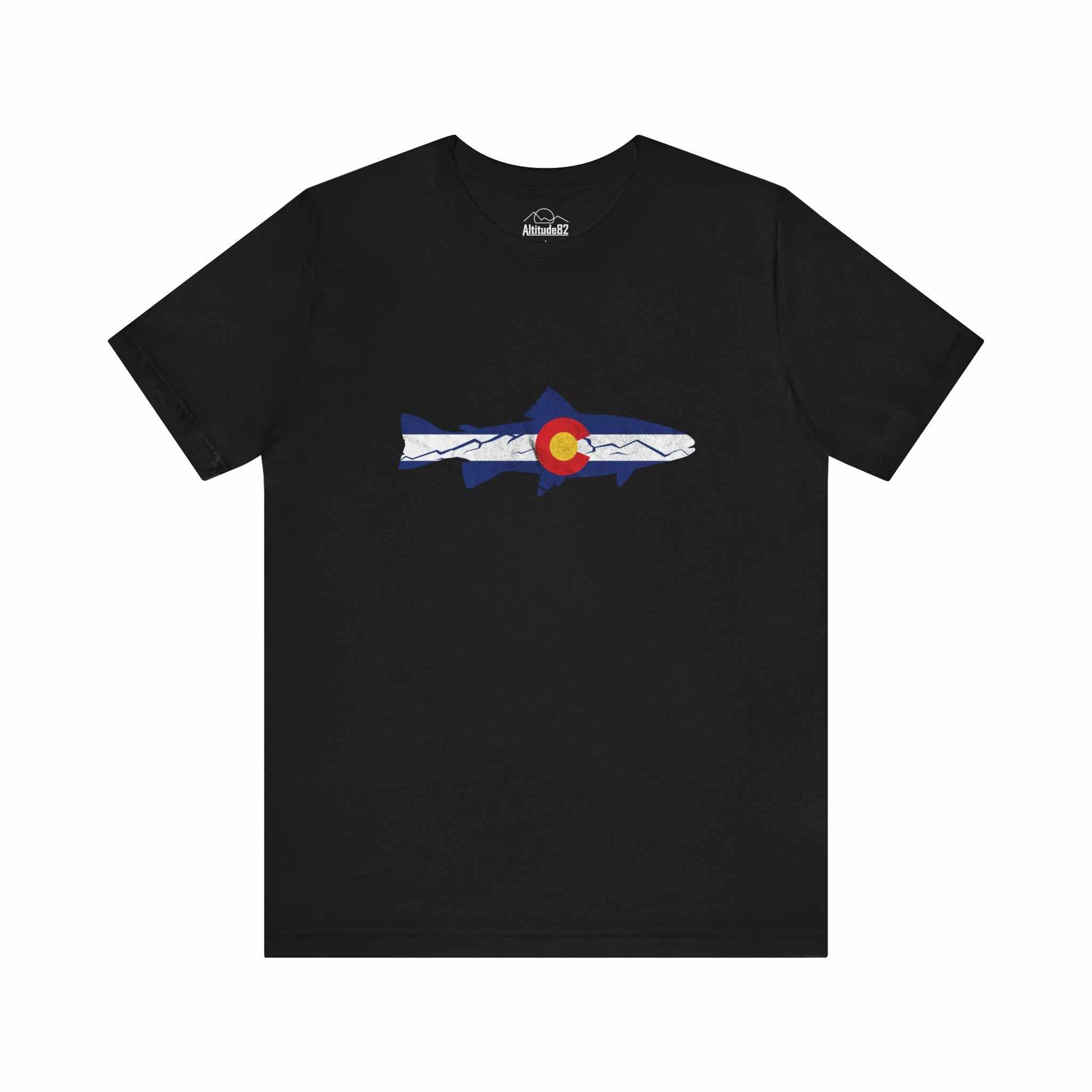 Colorado Flag Fishing Tee