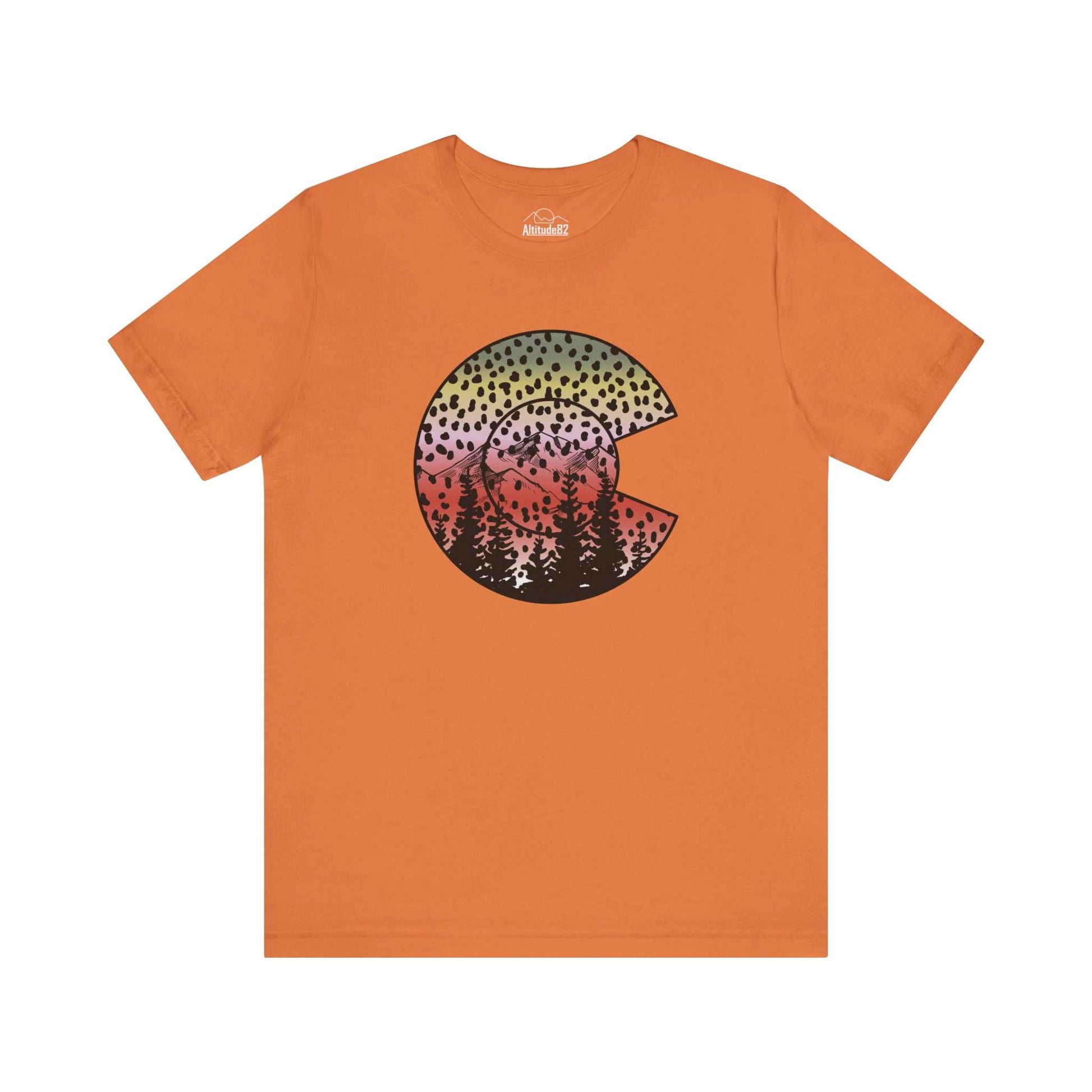 Colorado Rainbow Trout Fishing Tee