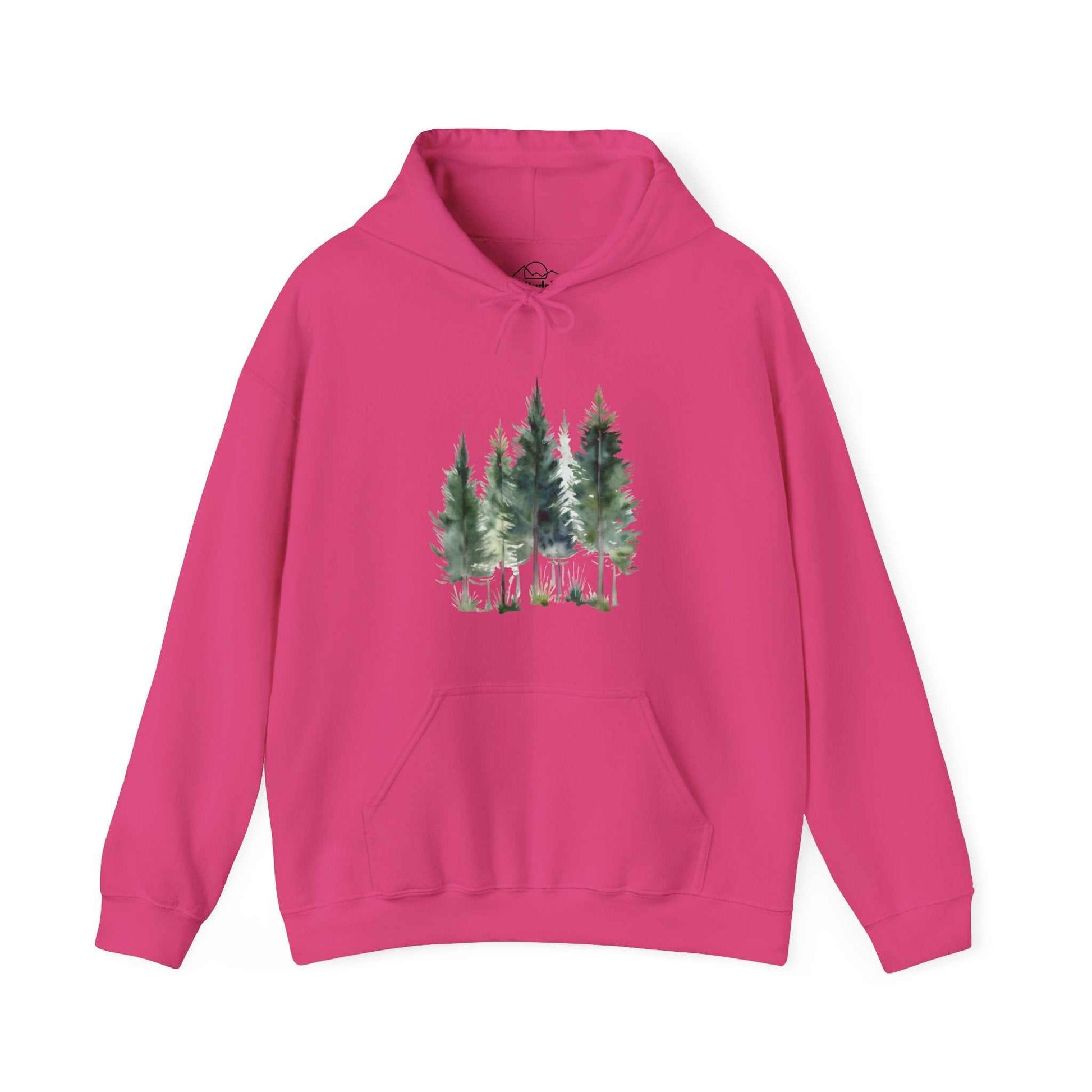 Pine Tree Hooded Sweatshirt