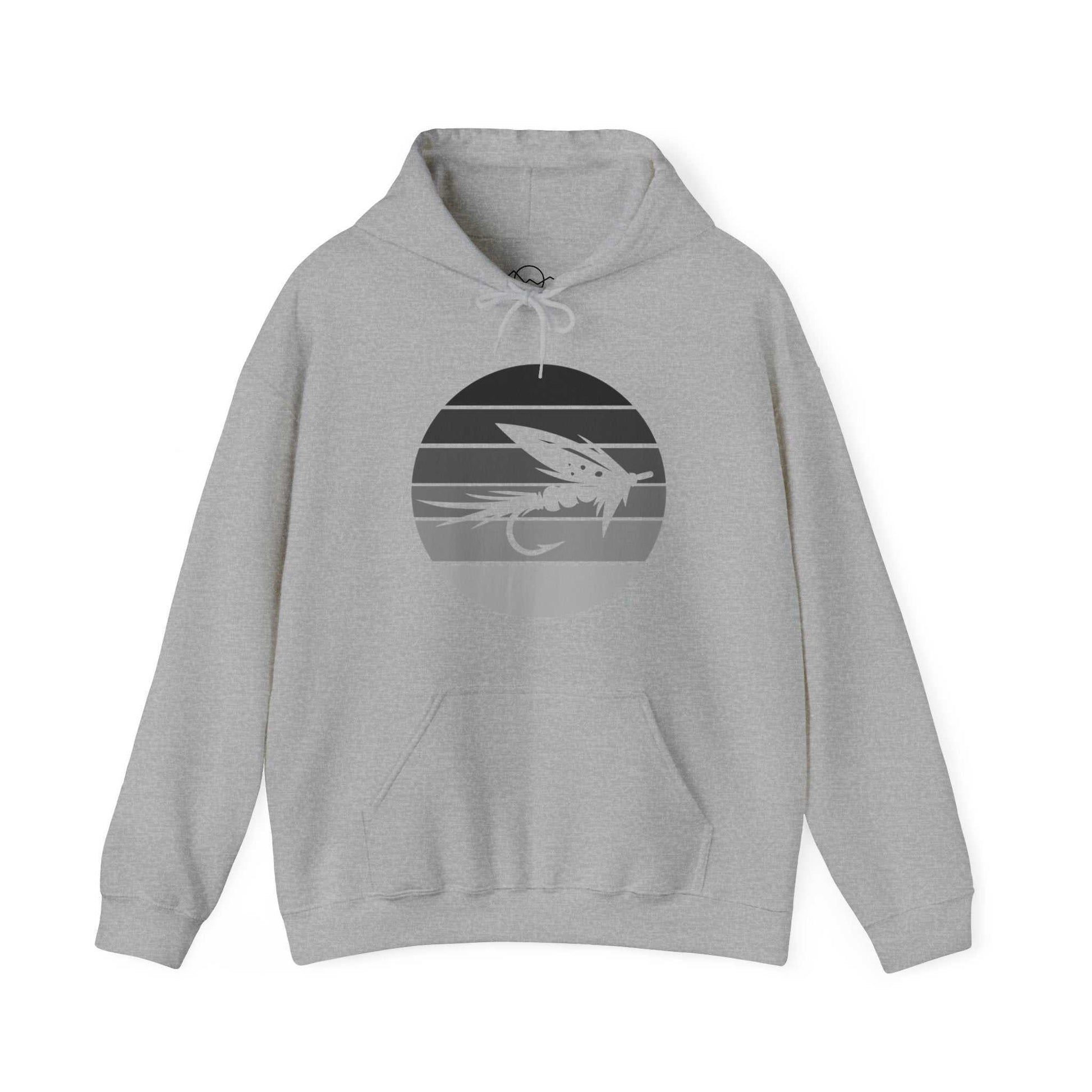 Retro Fly Fishing Hoodie