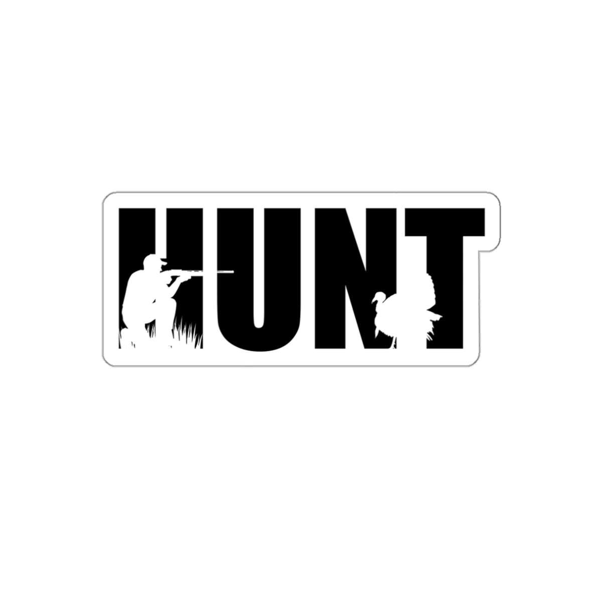 Turkey Hunt Die-Cut Sticker Altitude82