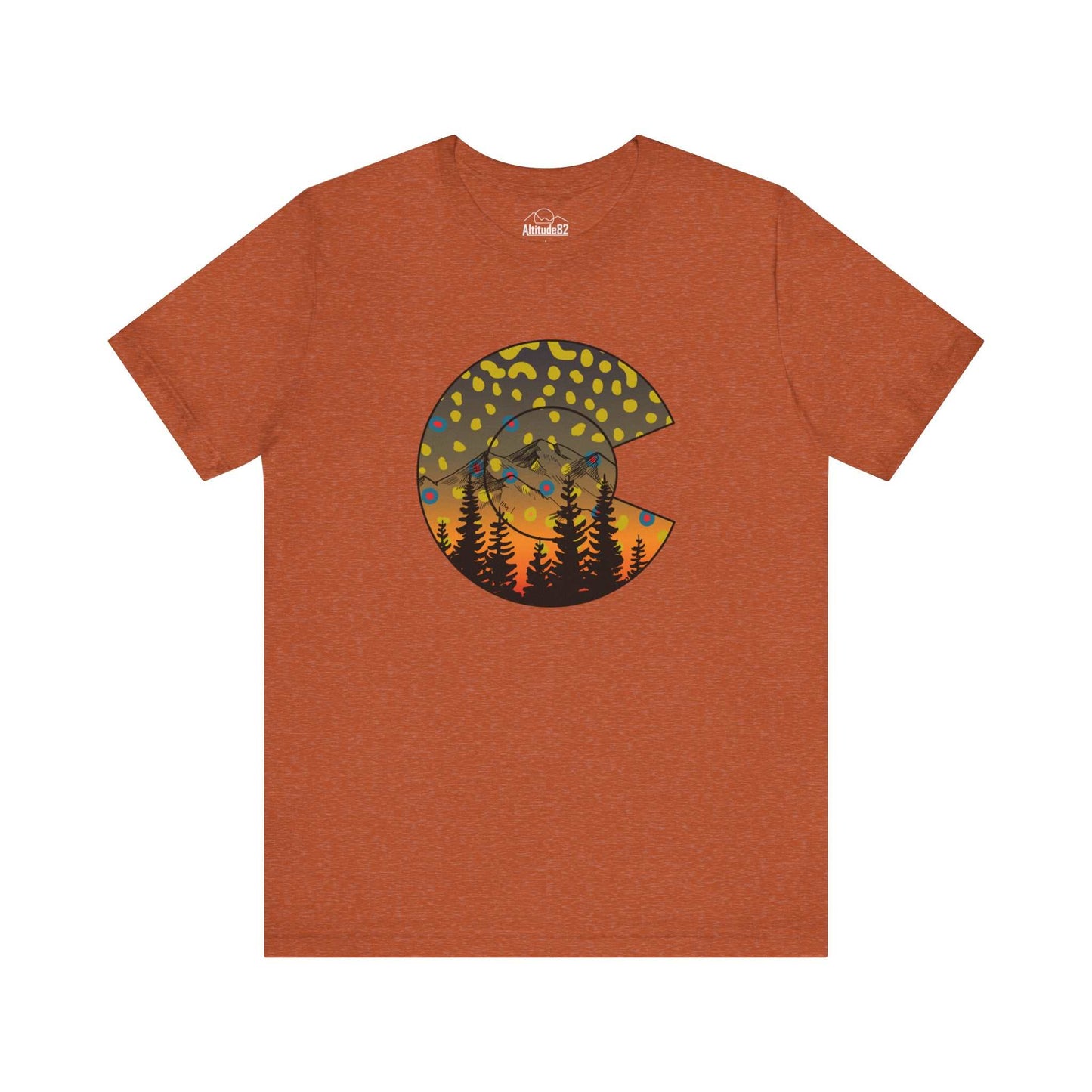 Colorado Brook Trout Fishing Tee