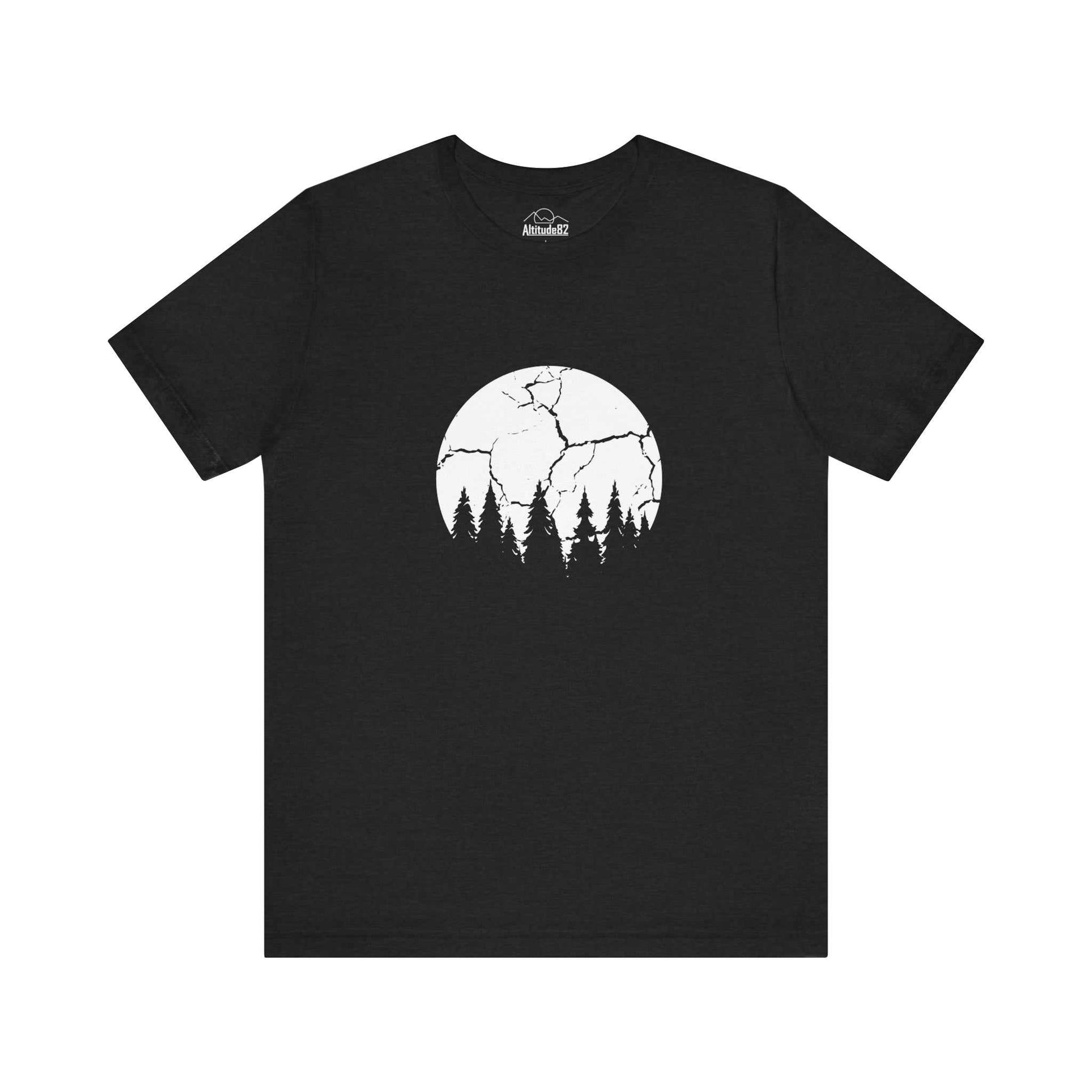 Mountain Nature Moon and Pine Tee