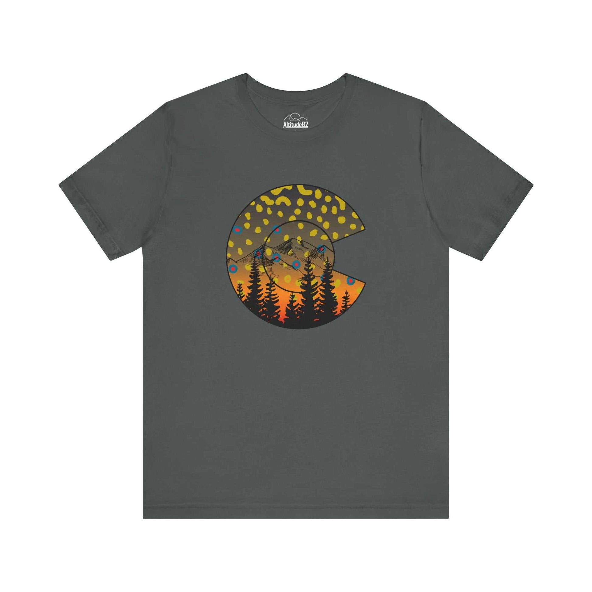 Colorado Brook Trout Fishing Tee