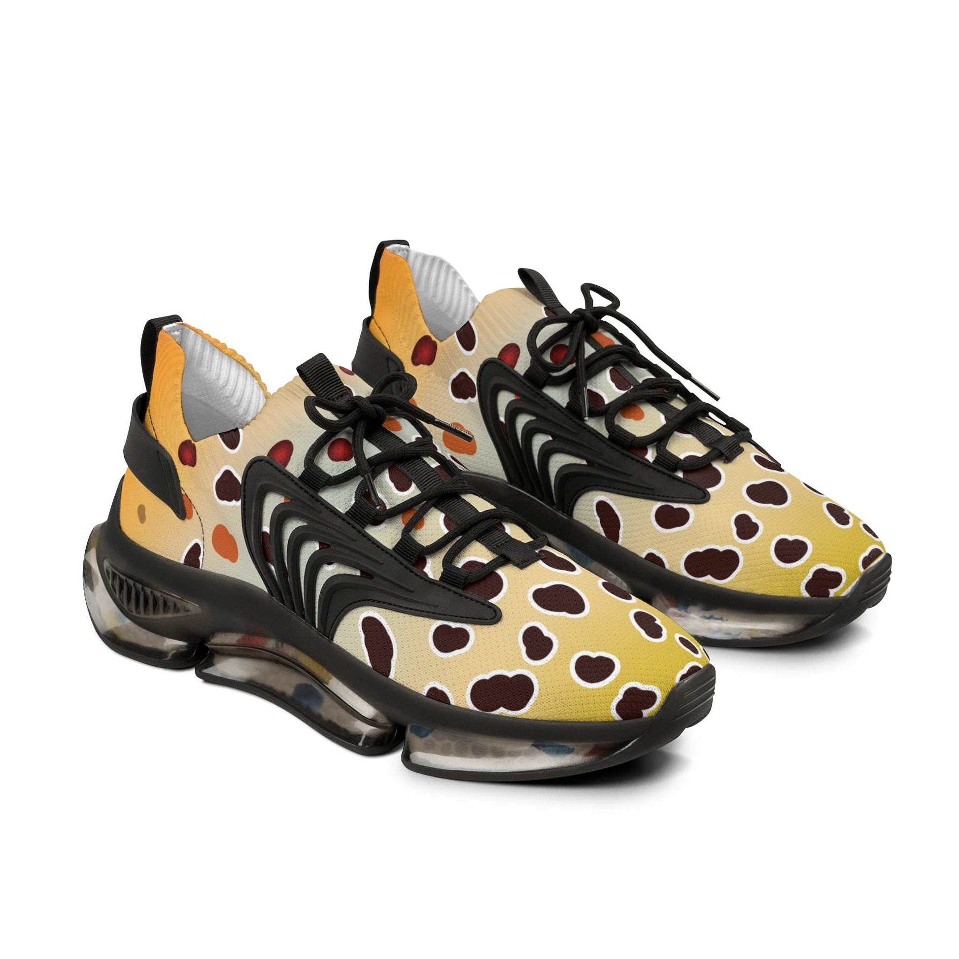 Brown Trout Mens Mesh Sneakers