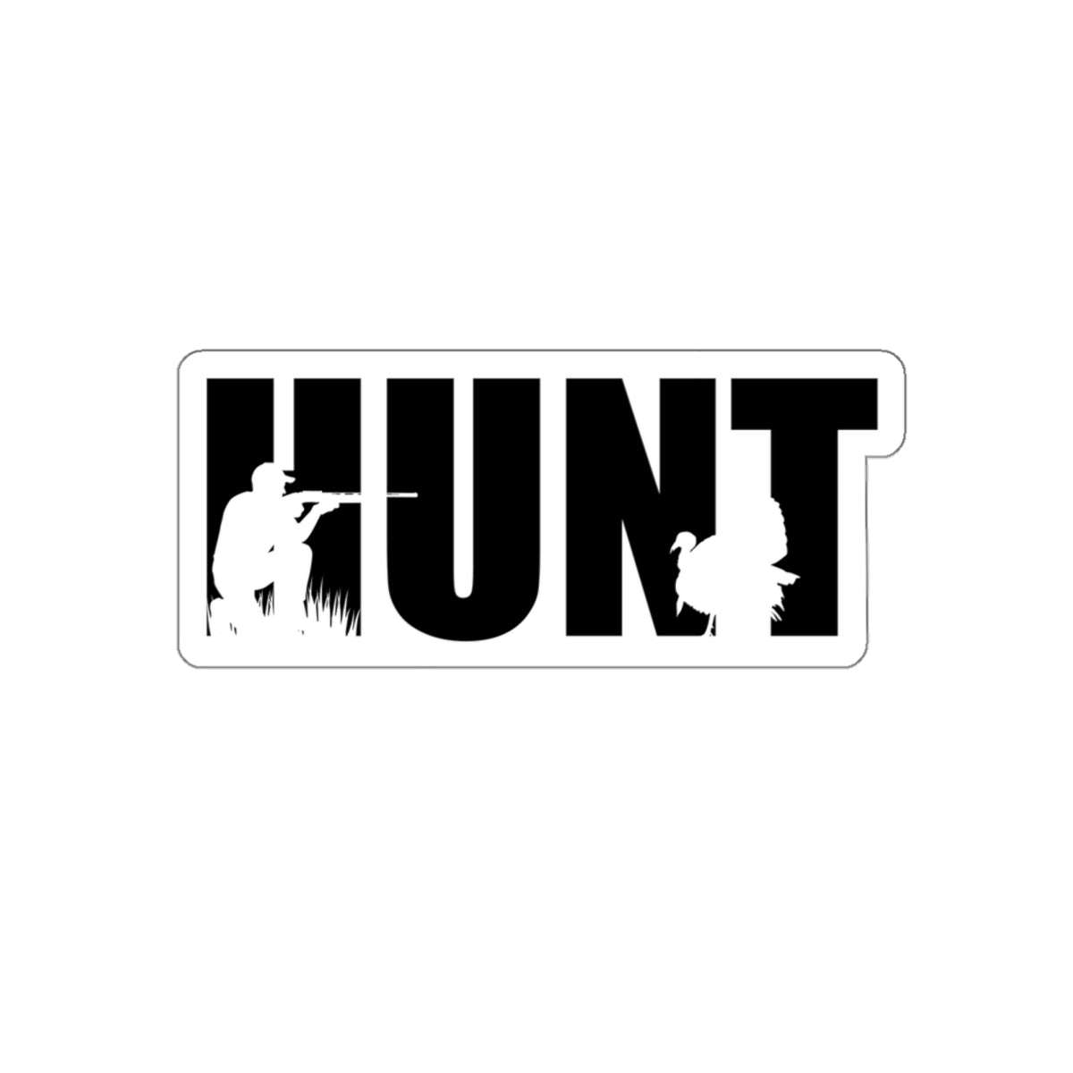 Turkey Hunt Die-Cut Sticker Altitude82