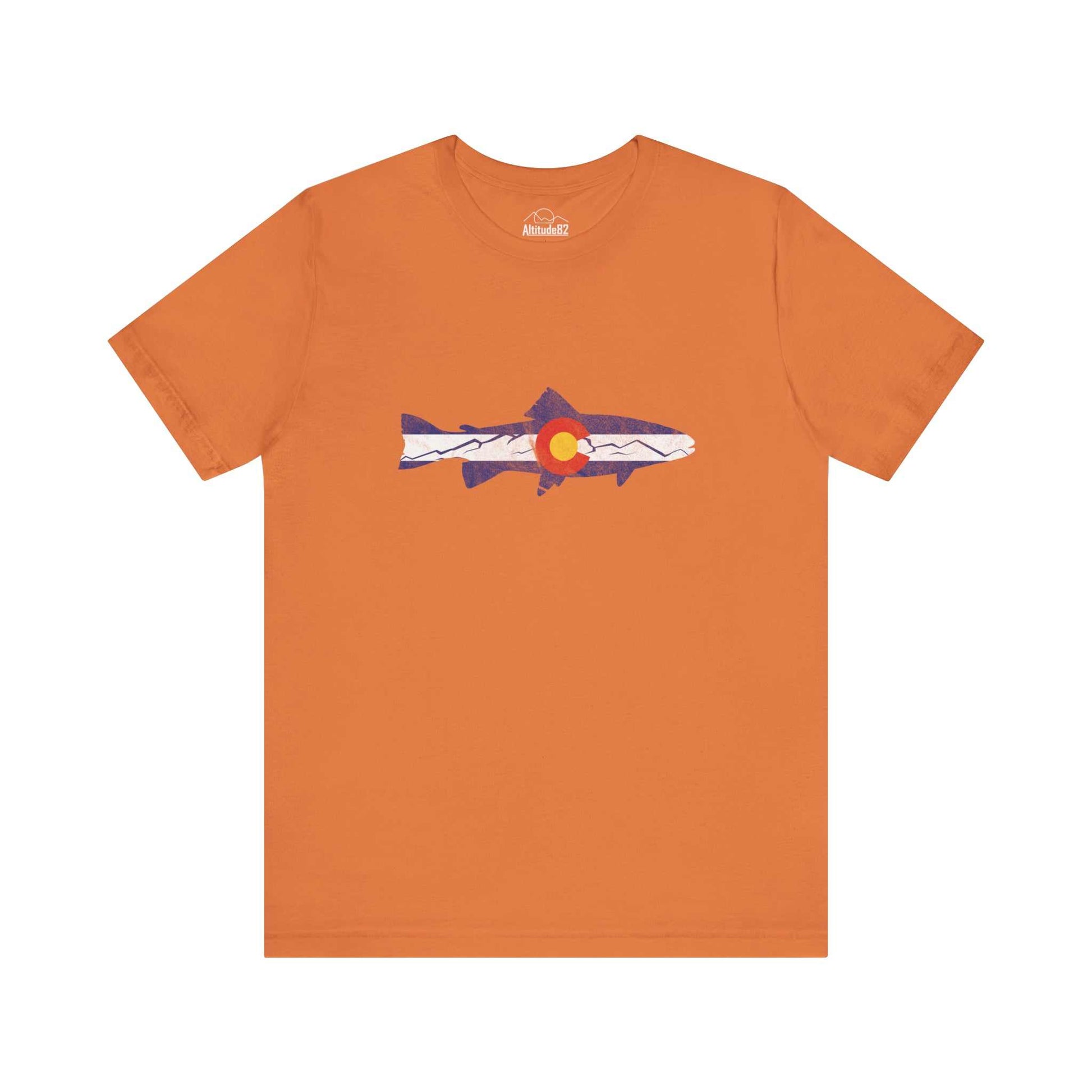 Colorado Flag Fishing Tee