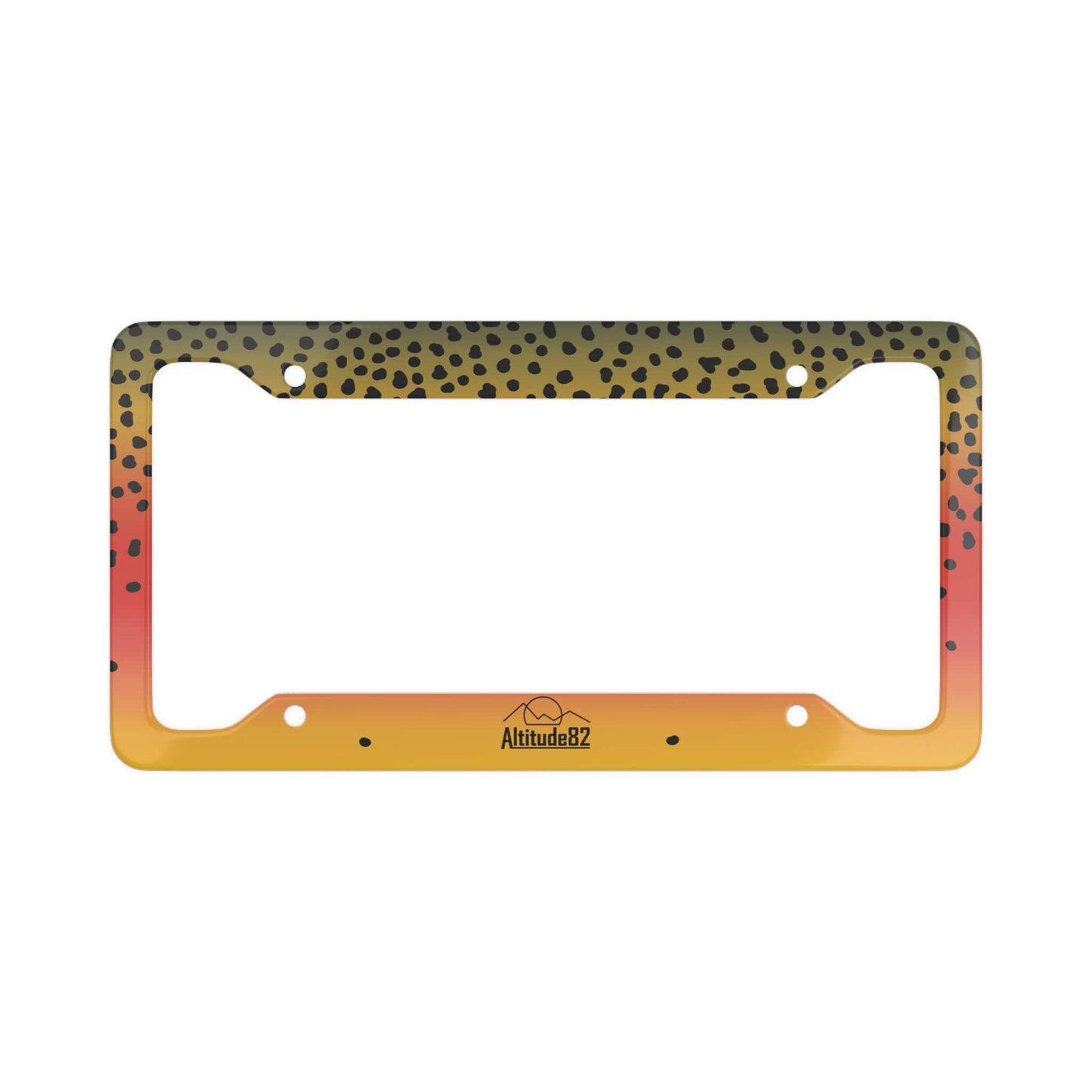 Cutthroat Trout License Plate Frame