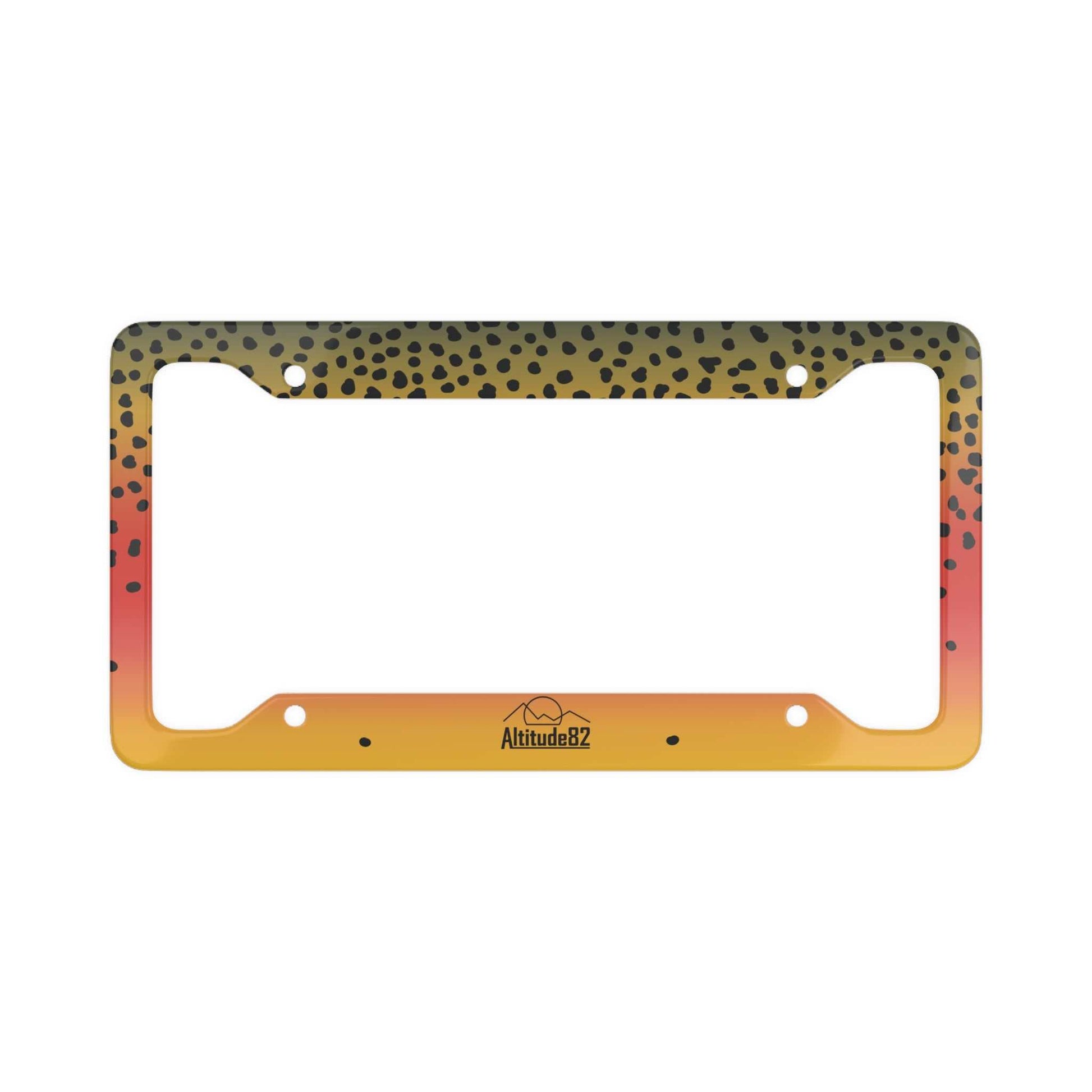 Cutthroat Trout License Plate Frame