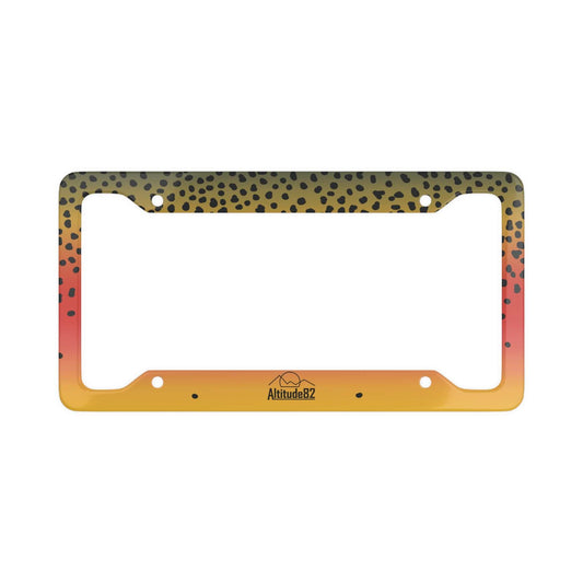 Cutthroat Trout License Plate Frame