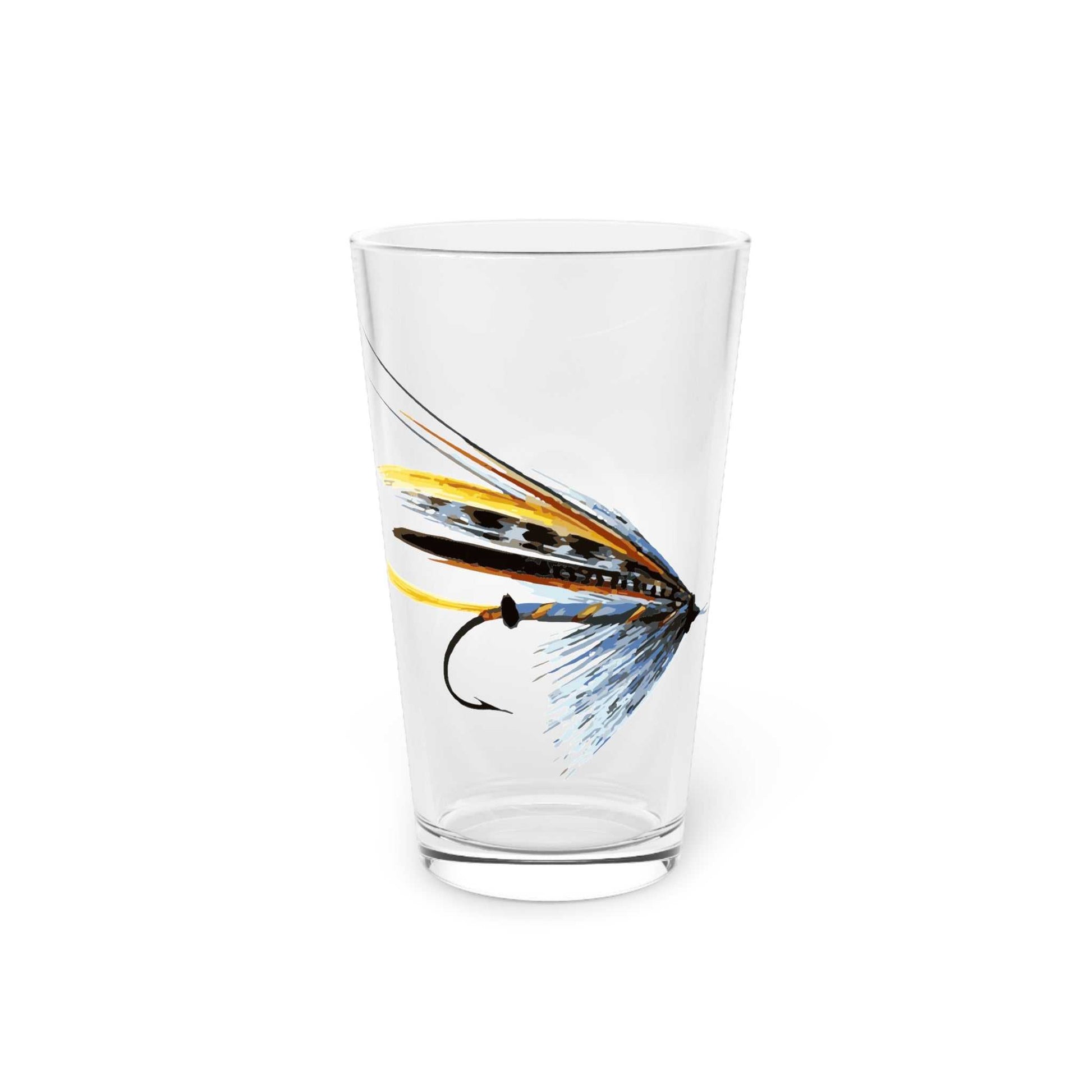 Fly Fishing Pint Glass 16oz