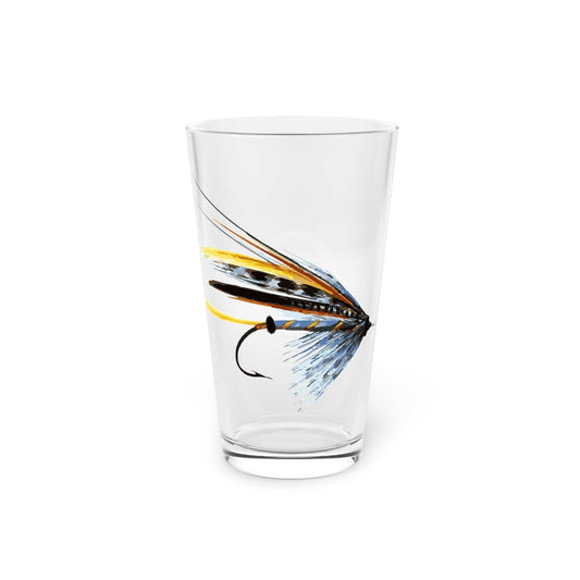 Fly Fishing Pint Glass 16oz