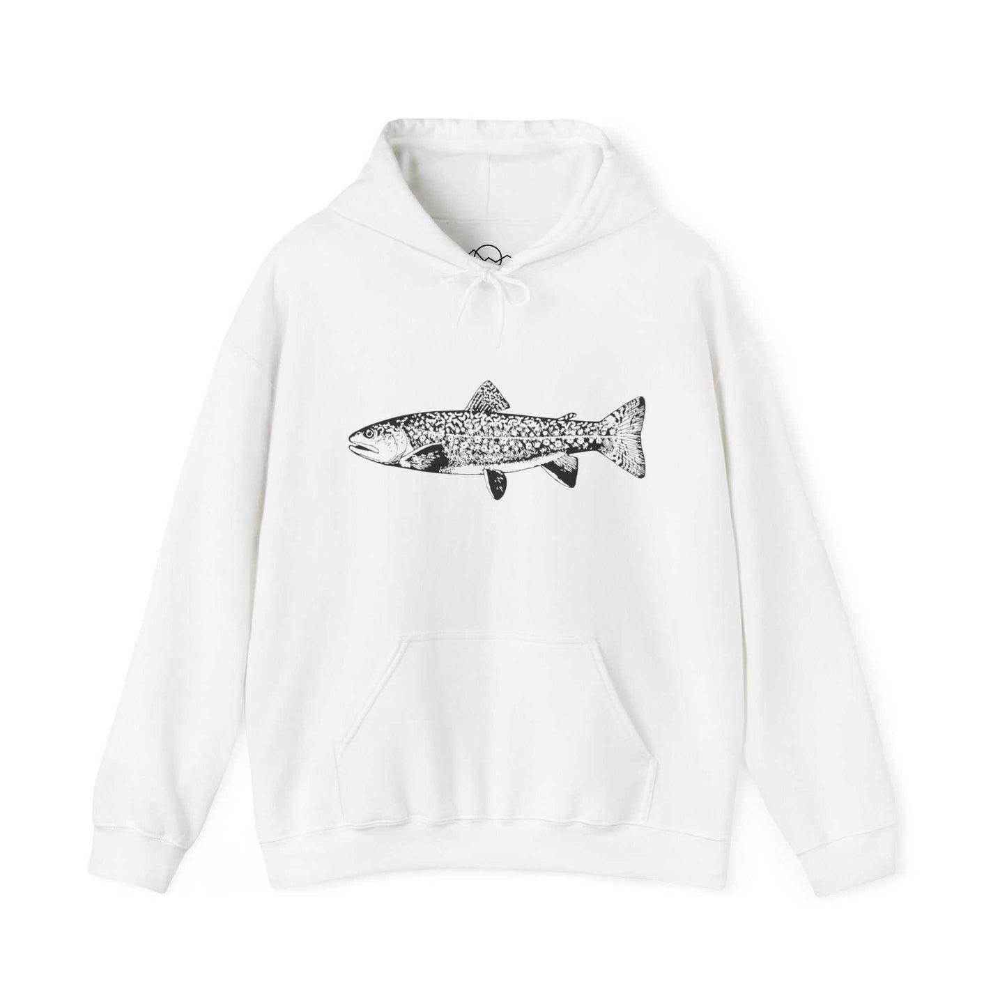 Retro Brook Trout Fishing Hoodie