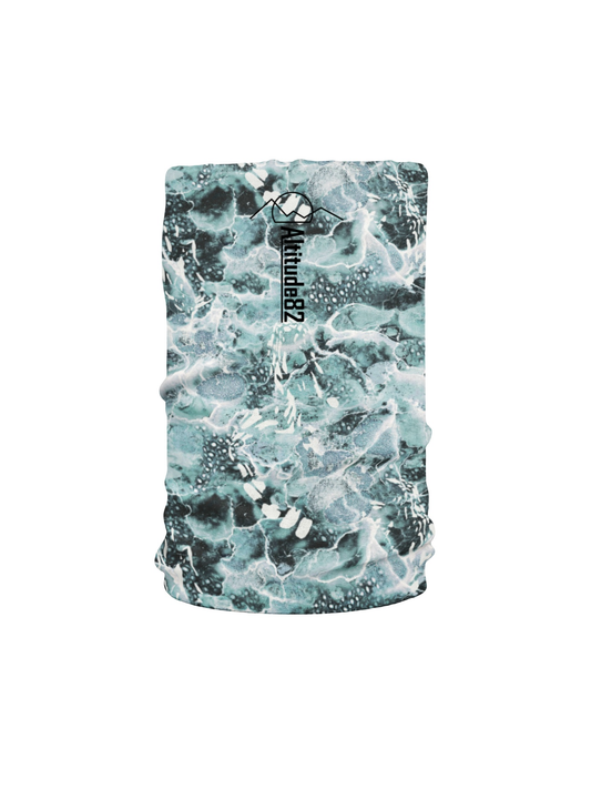 PRYM1 Stream-Sea Foam Camo Neck Gaiter