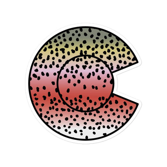 Rainbow Trout Die-Cut Sticker